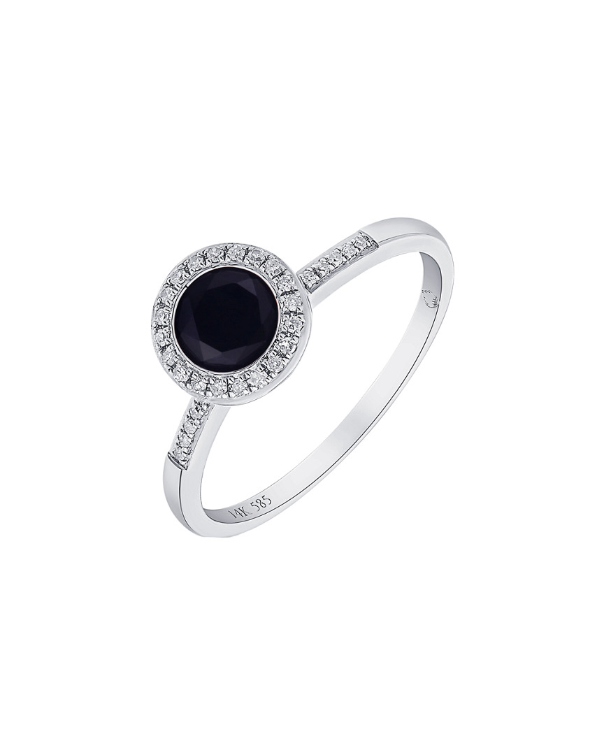 Diana M. Fine Jewelry 14K 0.73 ct. tw. Diamond & Onyx Ring