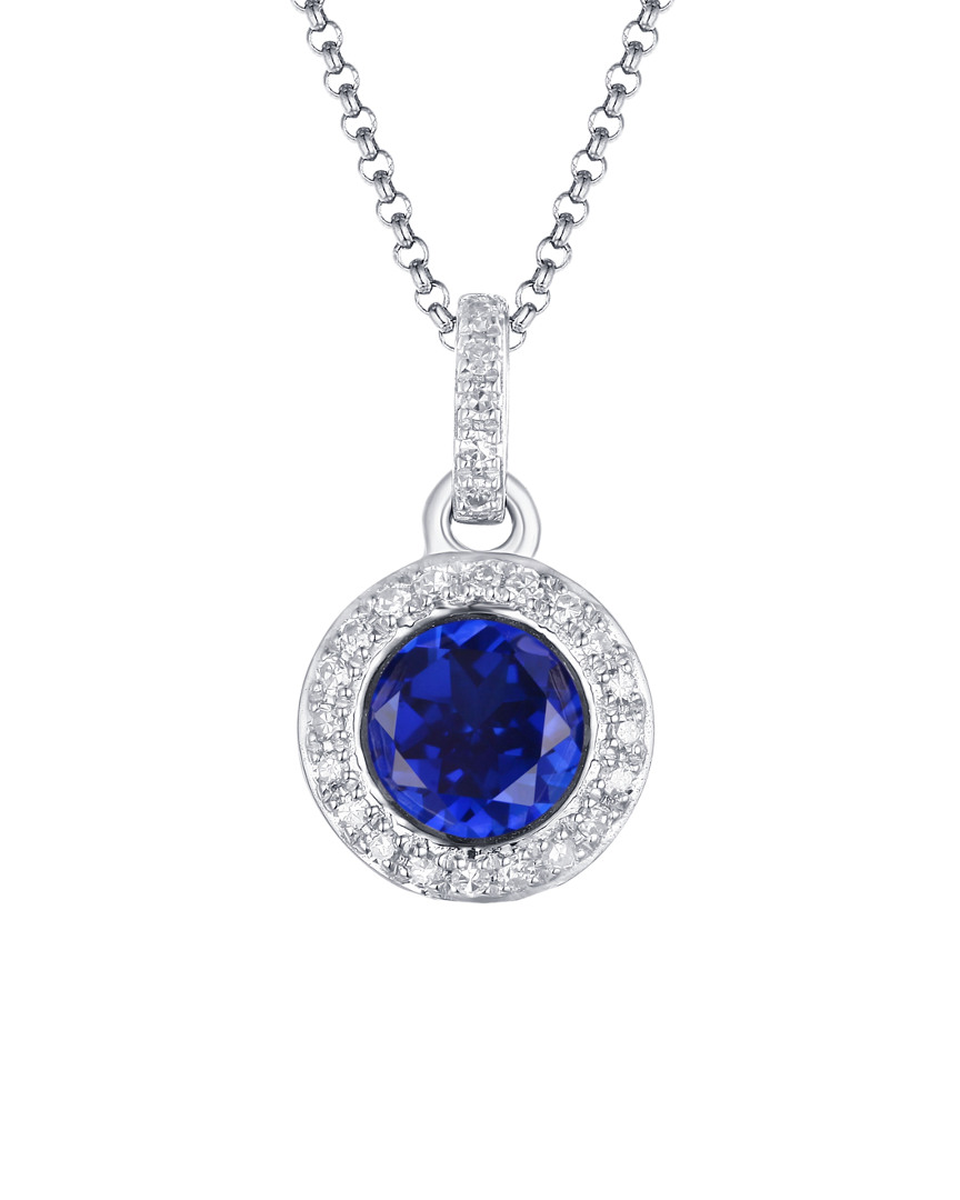 Diana M. Fine Jewelry 14k 1.00 Ct. Tw. Diamond & Corundum Necklace