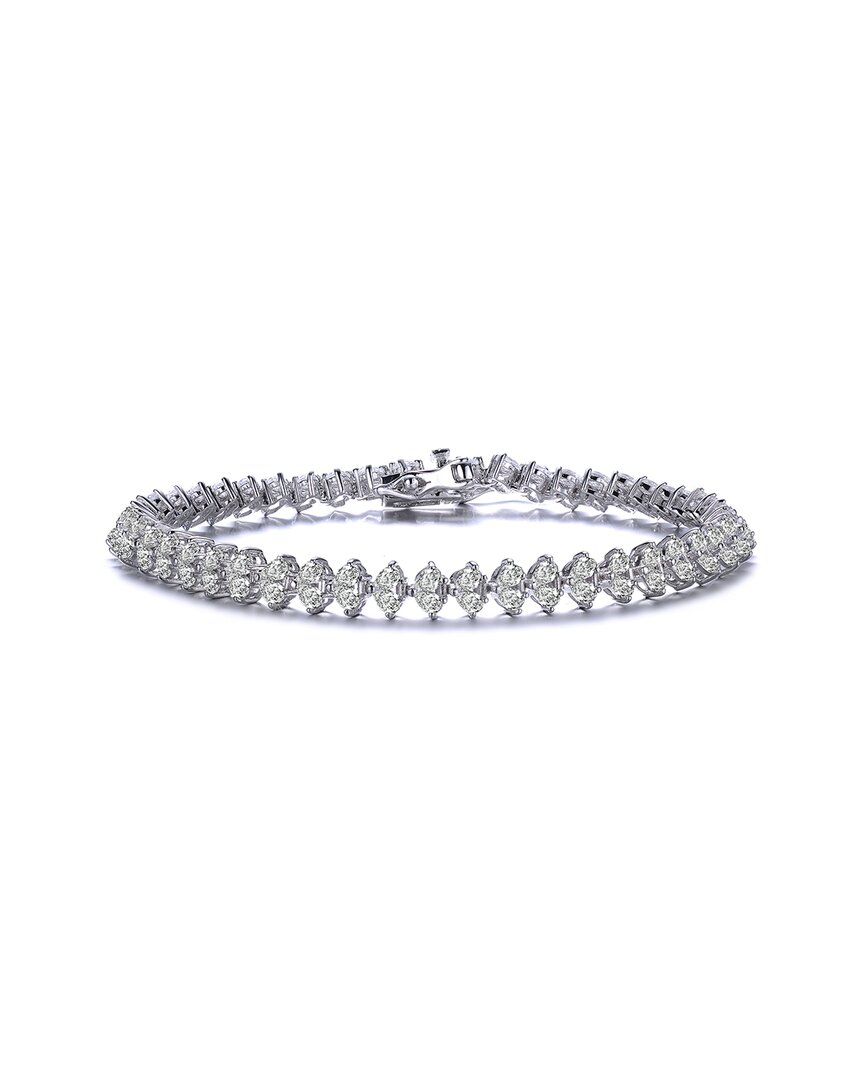 Genevive Silver Cz Bracelet