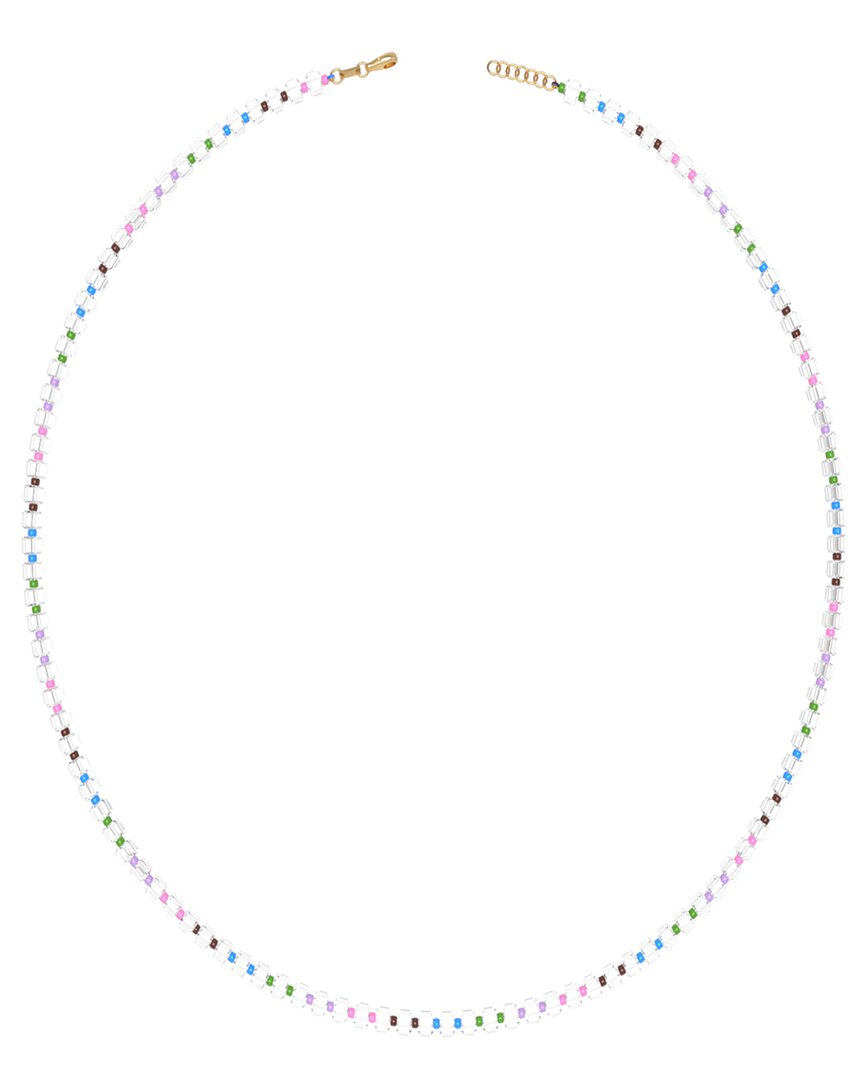 BEA BONGIASCA BEA BONGIASCA FLOWER FUNK 9K & SILVER 256.80 CT. TW. ROCK CRYSTAL BEADED NECKLACE