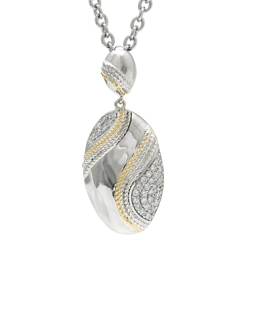 Andrea Candela Rio 18k & Silver 0.34 Ct. Tw. Diamond Necklace