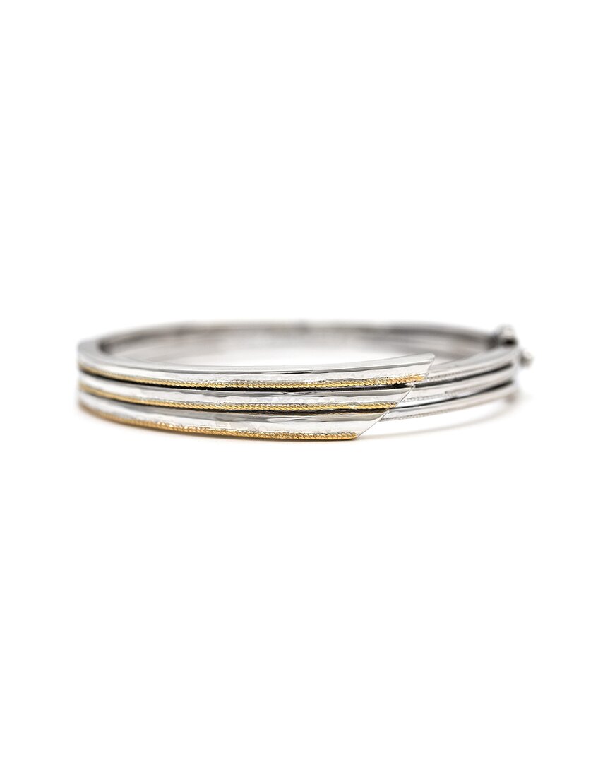 Andrea Candela Pegasus 18k & Silver Bangle Bracelet