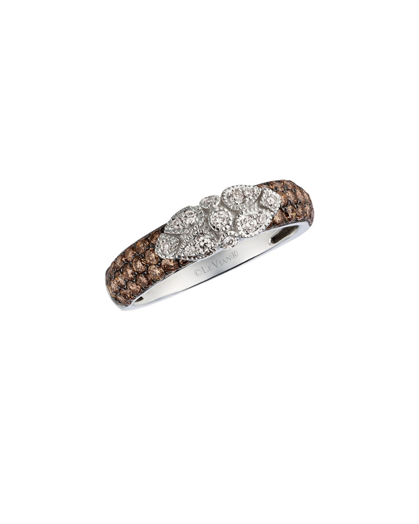 Shop Le Vian 14k 0.73 Ct. Tw. White & Chocolate Diamond Ring
