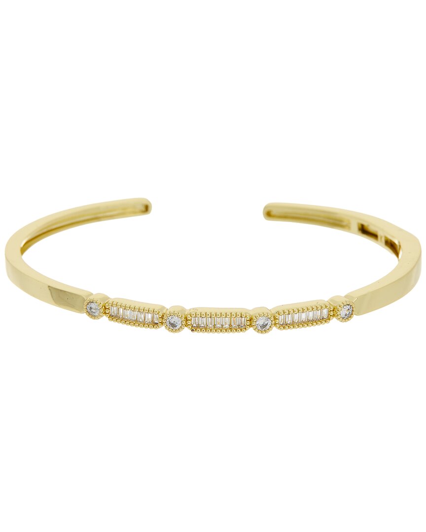 Juvell 18k Plated Cz Bangle Bracelet