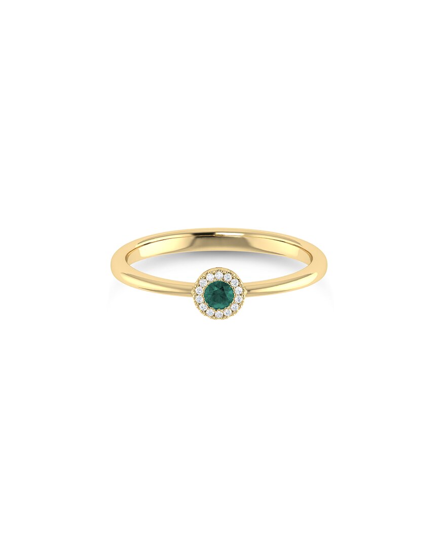 Sabrina Designs 14k 0.11 Ct. Tw. Diamond & Alexandrite Ring