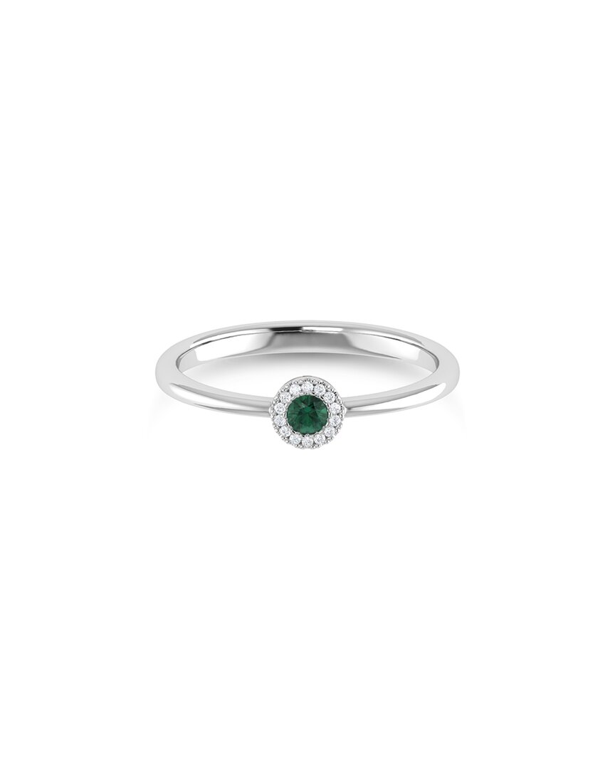 Sabrina Designs 14k 0.11 Ct. Tw. Diamond & Alexandrite Ring