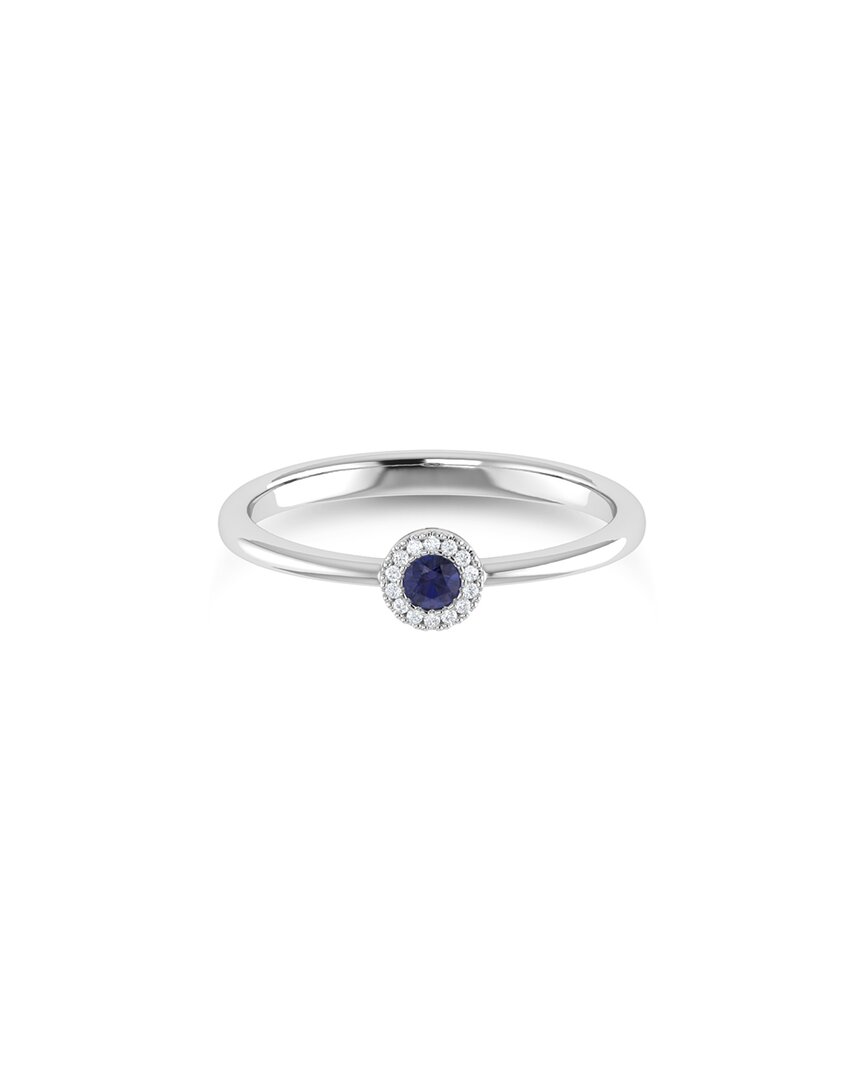 Sabrina Designs 14k 0.10 Ct. Tw. Diamond & Sapphire Ring