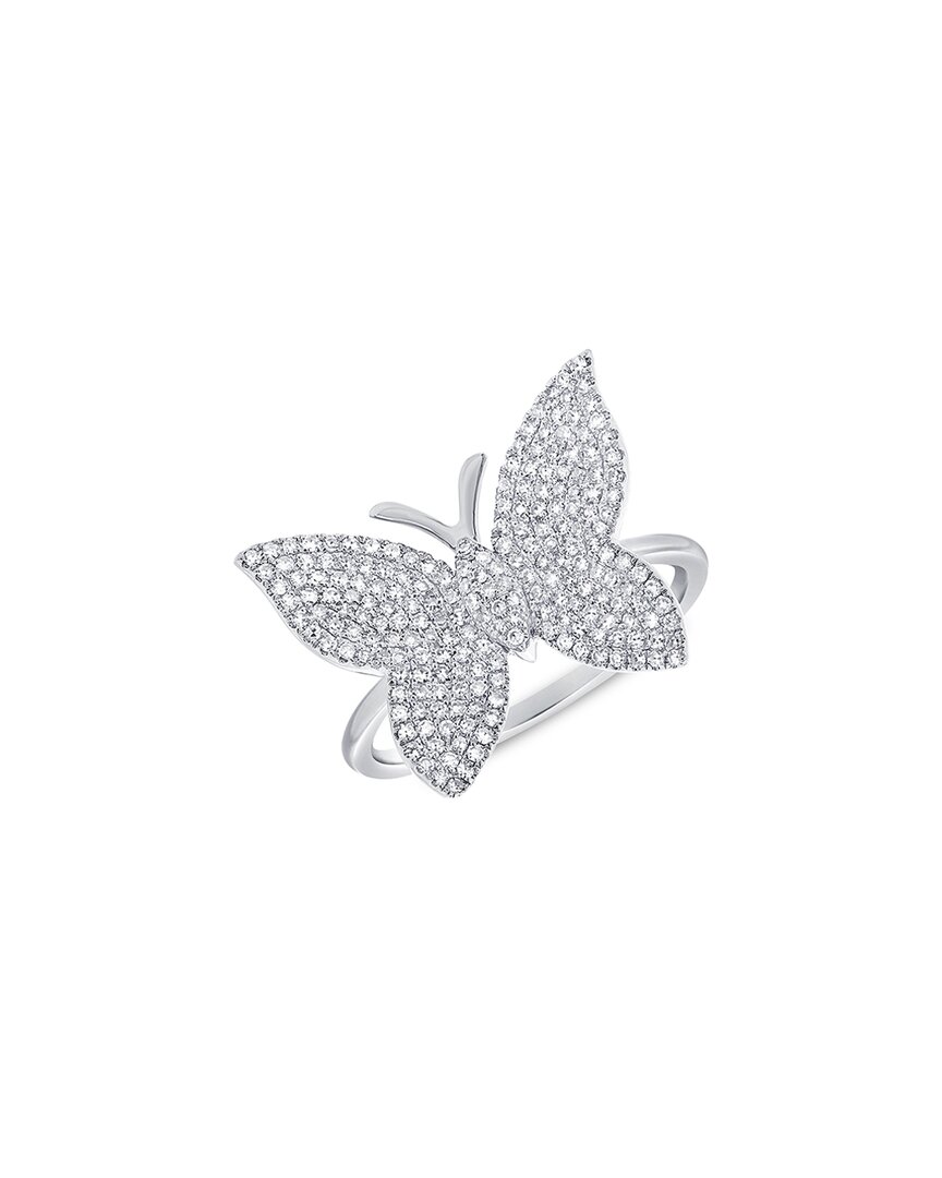Sabrina Designs 14k 0.52 Ct. Tw. Diamond Butterfly Ring