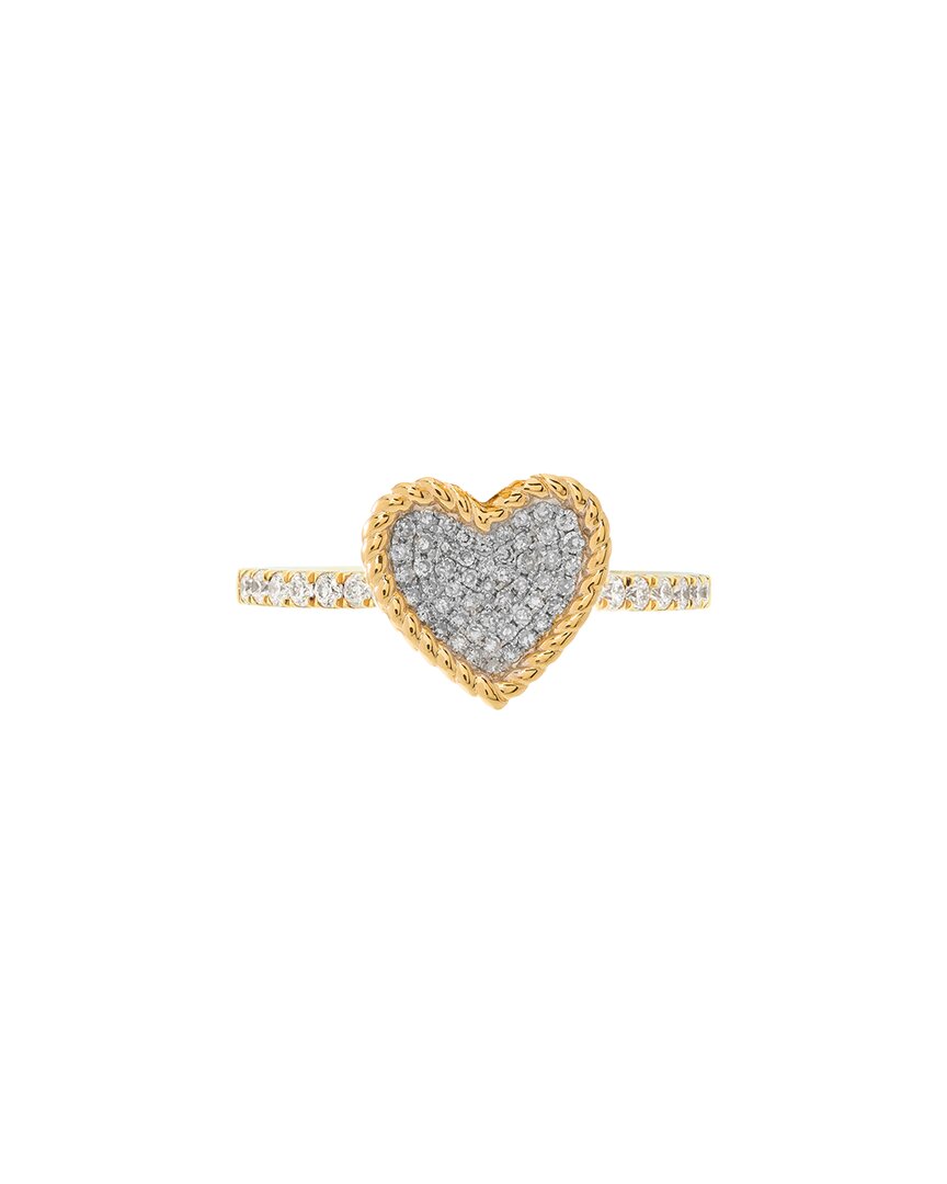 Diana M. Fine Jewelry 14k 0.32 Ct. Tw. Diamond Half-eternity Ring