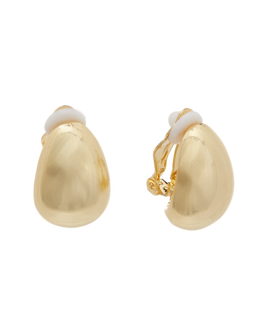Juvell 18k Plated High Polish Clip Earrings