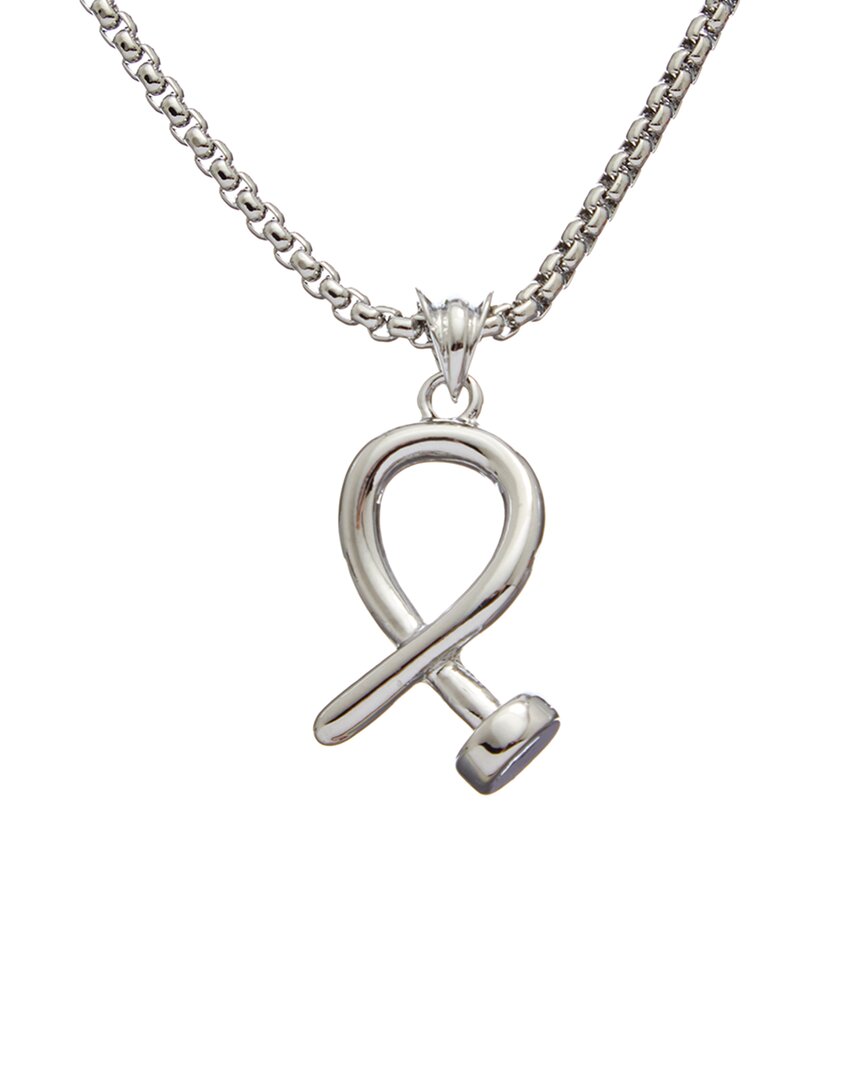 Juvell 18k Plated Nail Charm Necklace