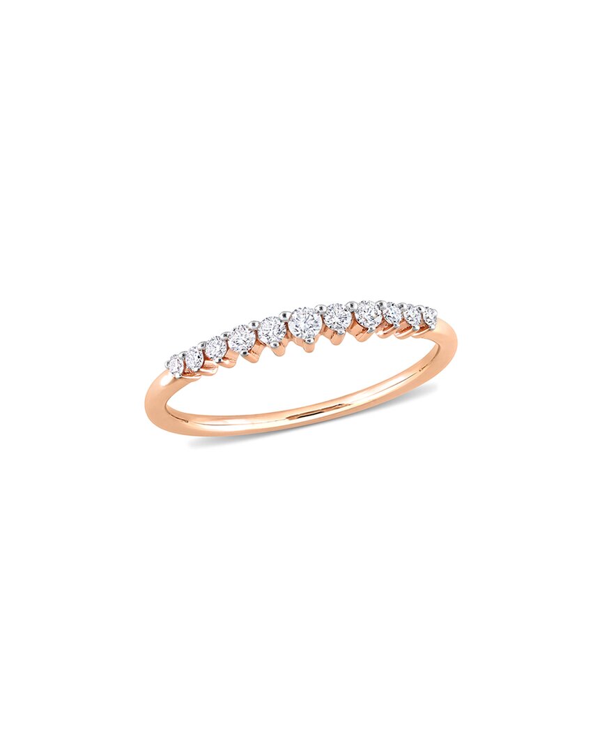 Rina Limor Millennial Bridal 14k Rose Gold 0.21 Ct. Tw. Diamond Ring