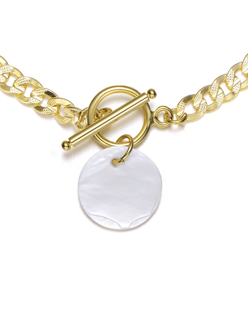 Rachel Glauber 14k-plated 15.5mm Pearl Necklace