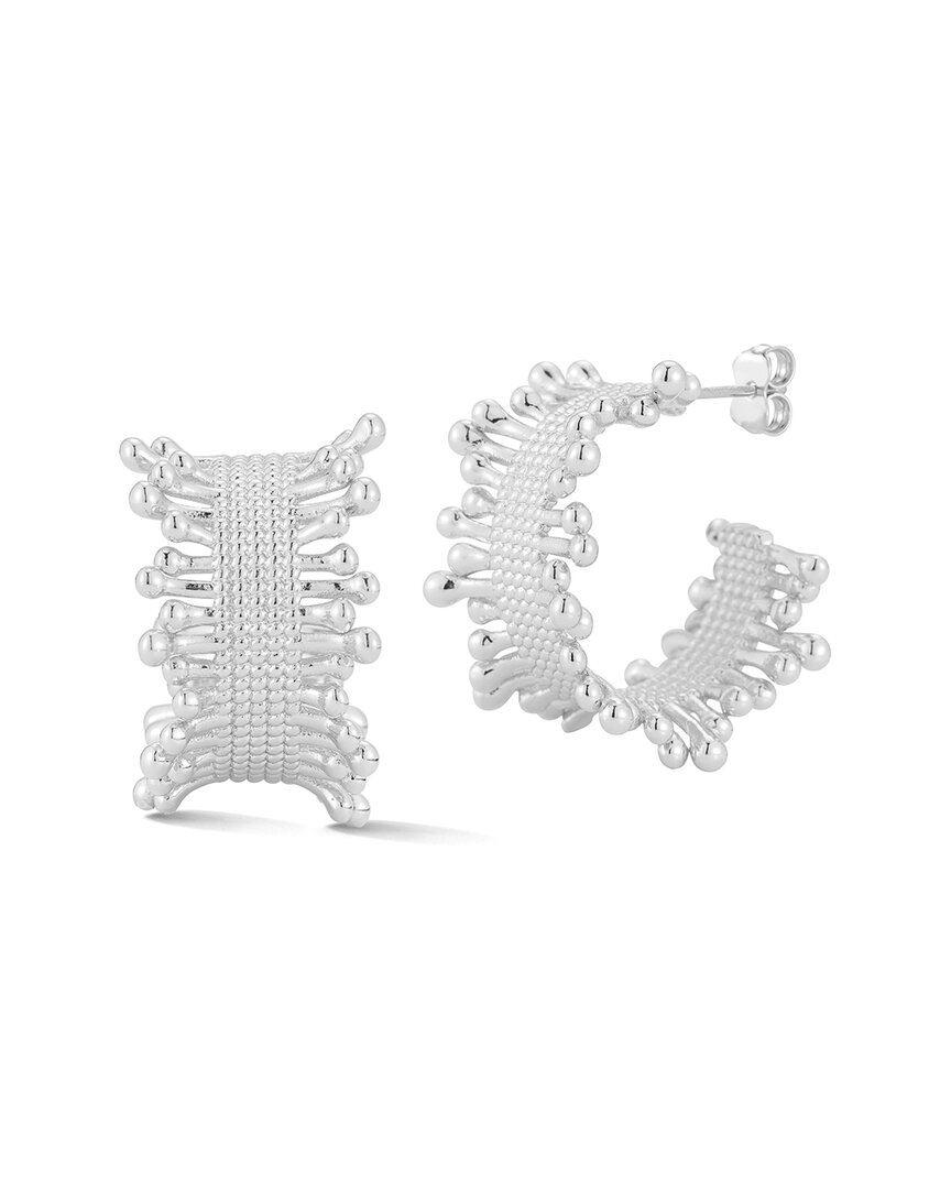 Chloe & Madison Chloe And Madison Jewelry Statement Wide Hoops