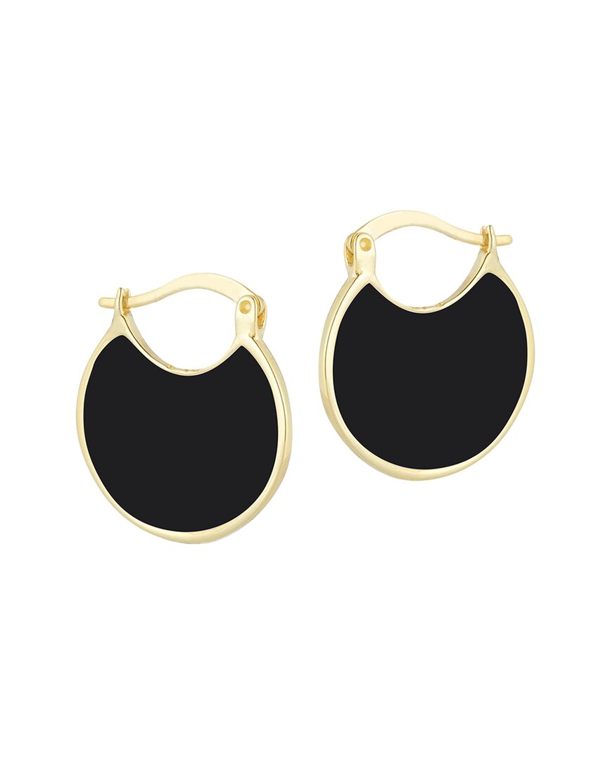 Sphera Milano 14k Over Silver Hoops