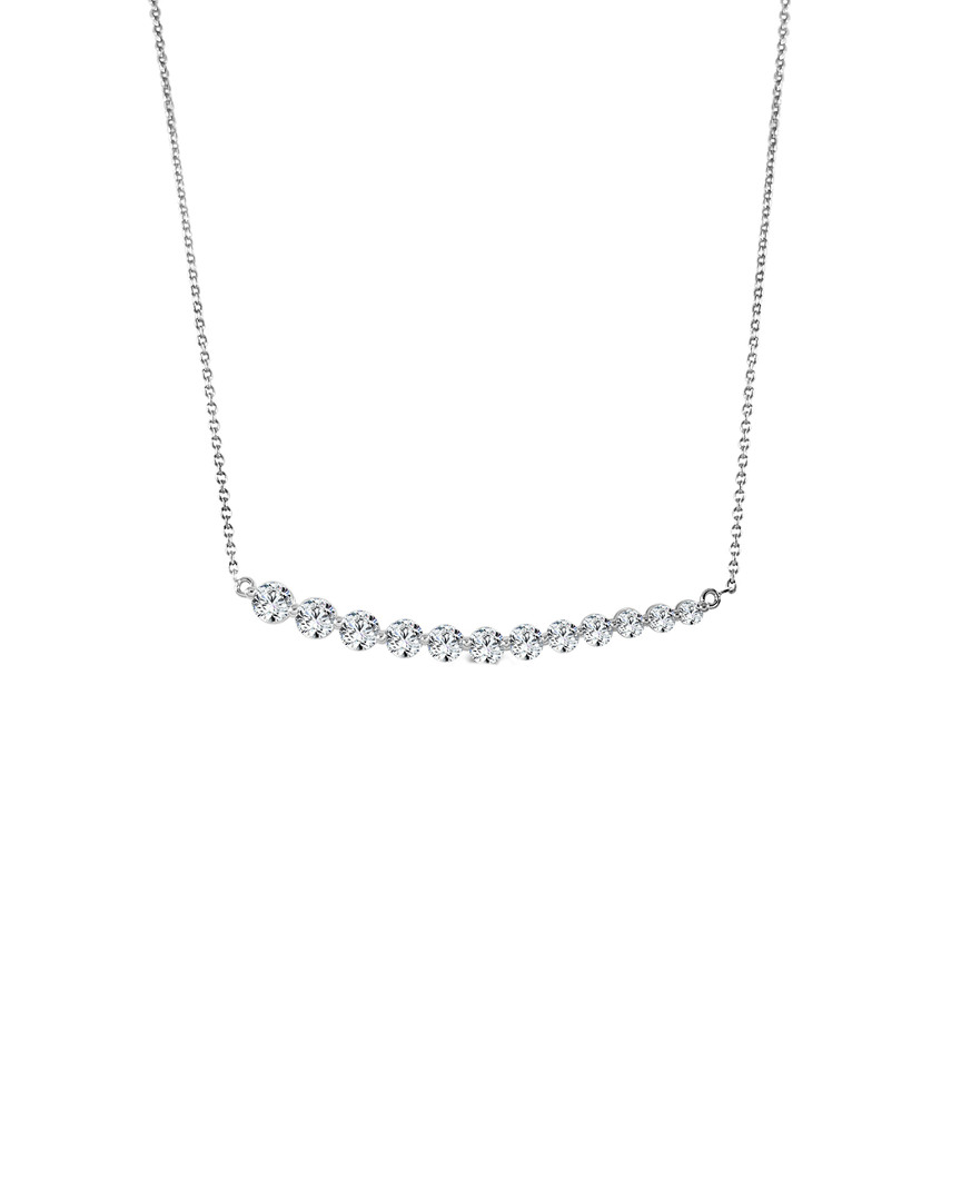 Sabrina Designs 14k 1.06 Ct. Tw. Diamond Bar Necklace
