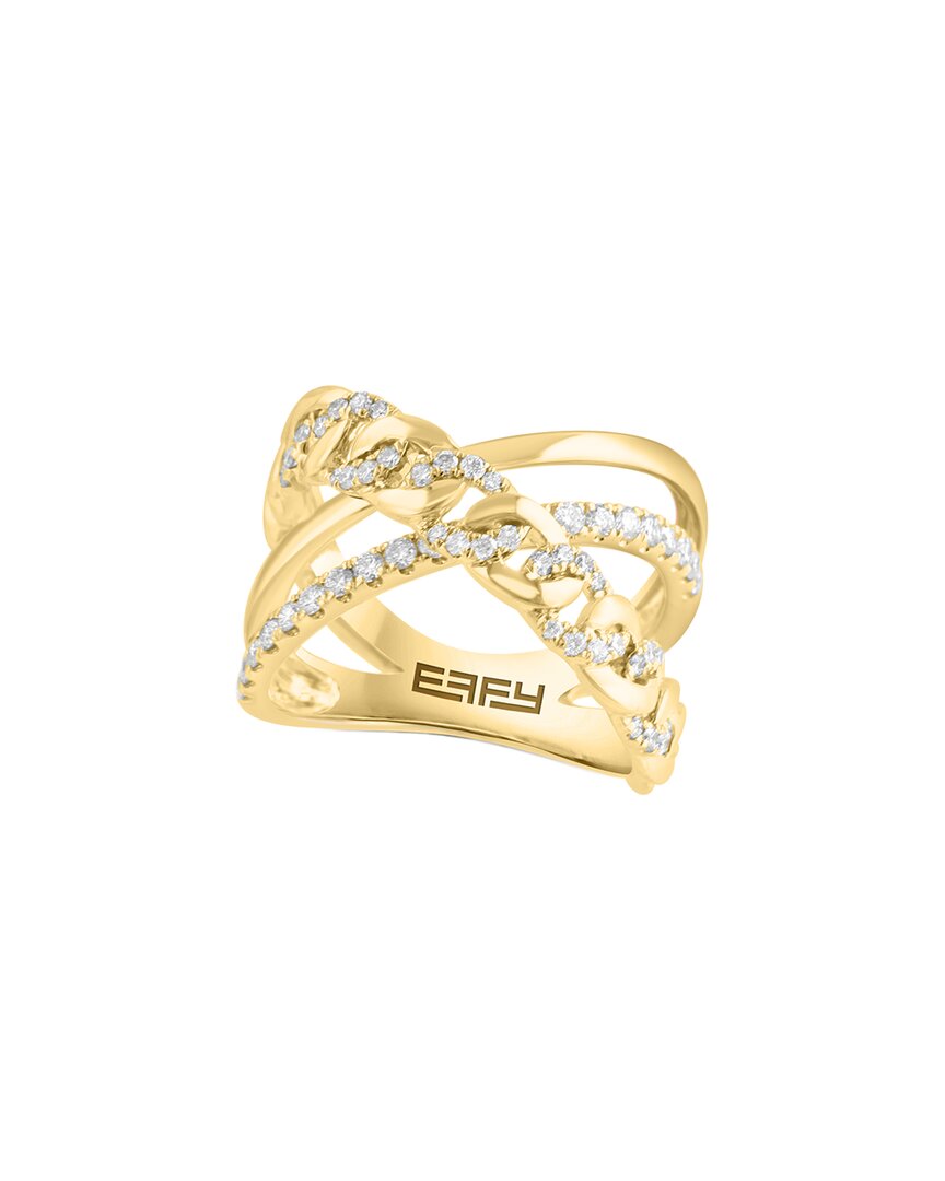 Effy Fine Jewelry 14K 0.58 ct. tw. Diamond Cross Ring