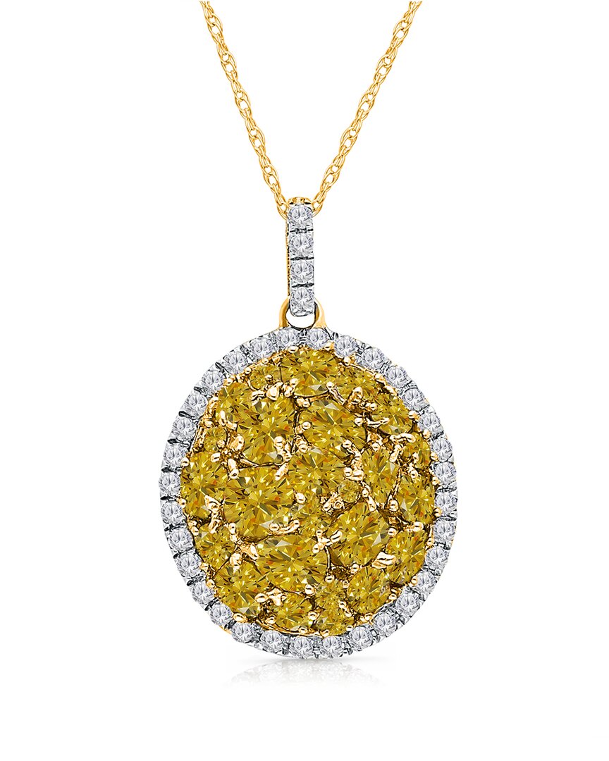 Kallati 14k 2.35 Ct. Tw. Diamond Pendant Necklace