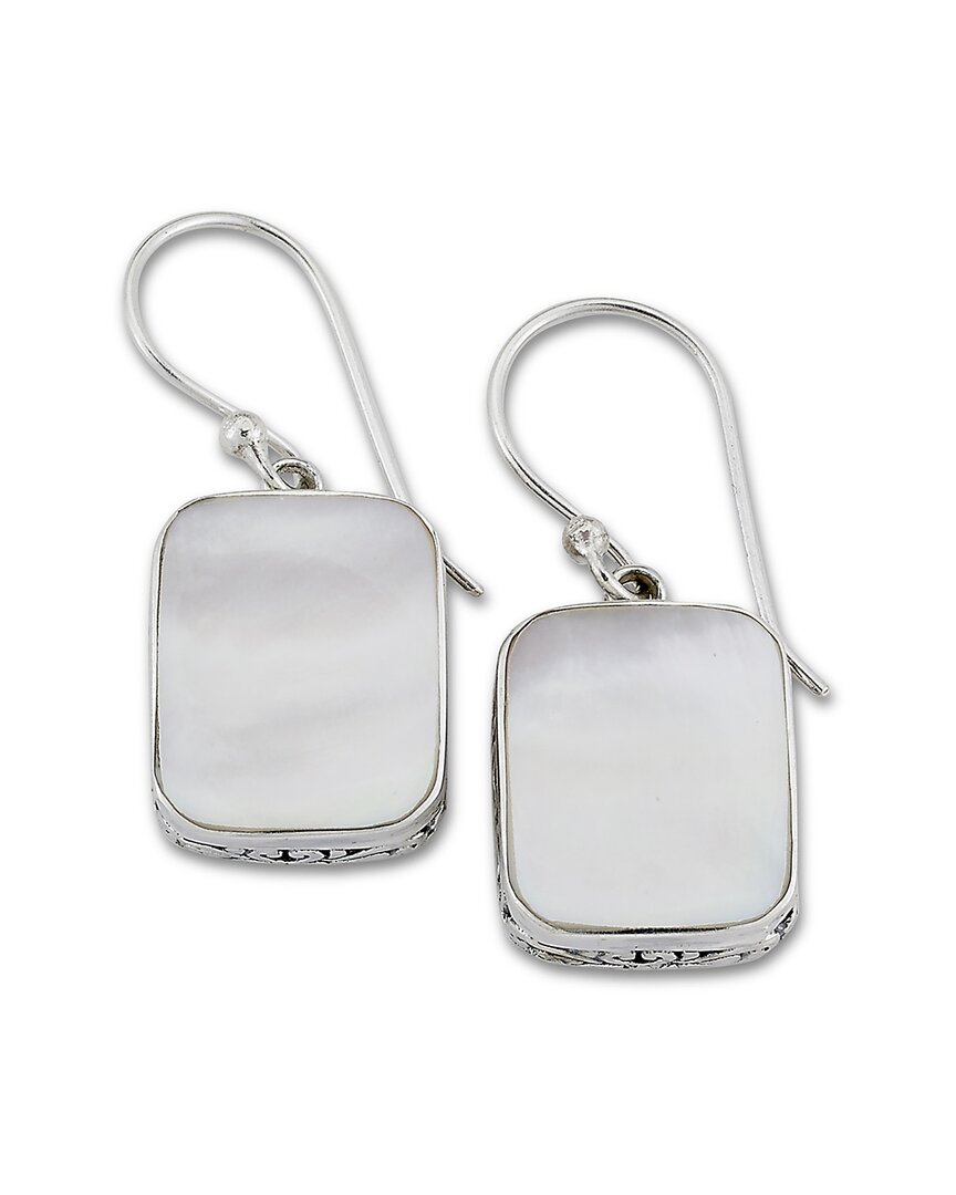 Samuel B. Silver Pearl Earrings
