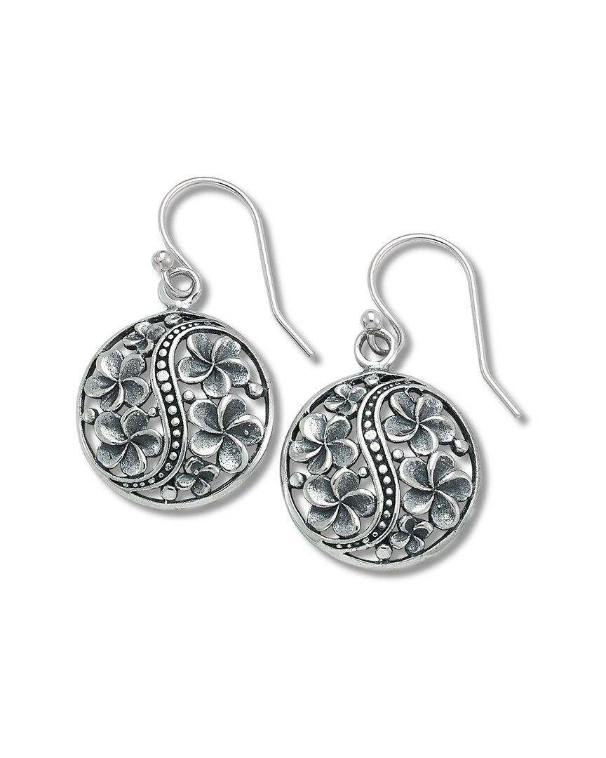 Samuel B. Silver Flower Earrings In Metallic