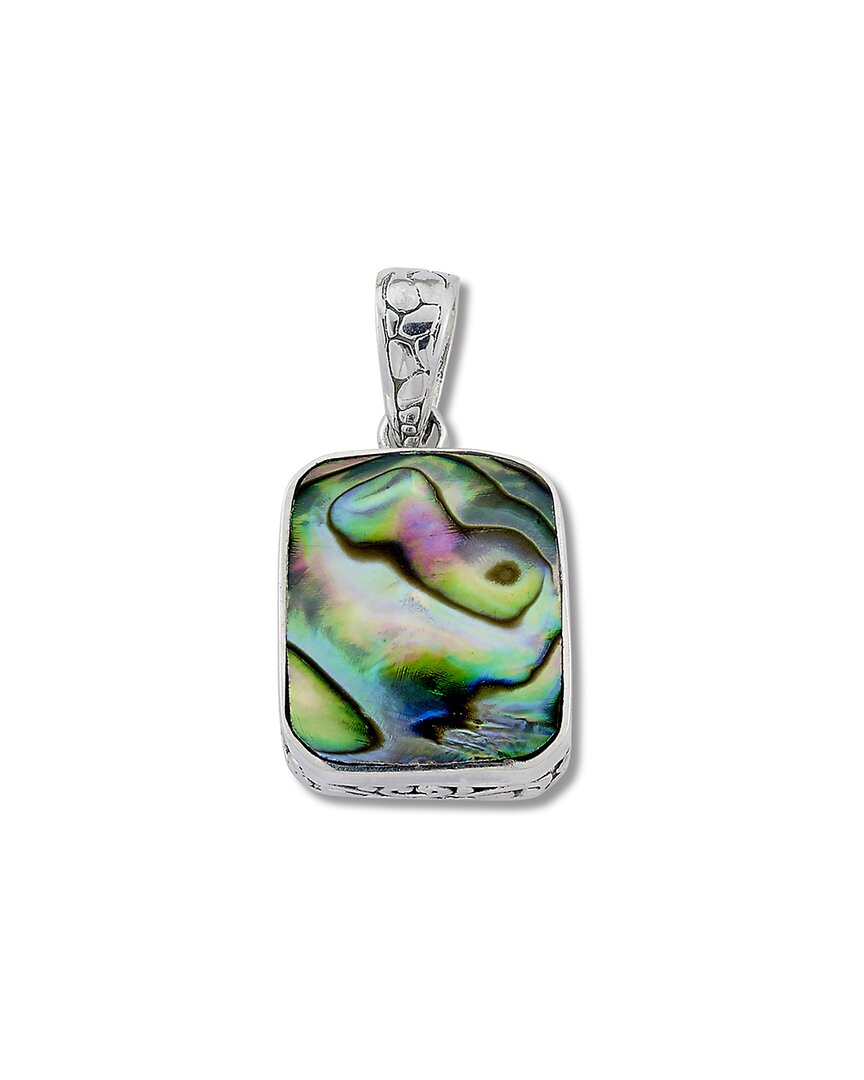 Samuel B. Silver Abalone Pendant In Metallic