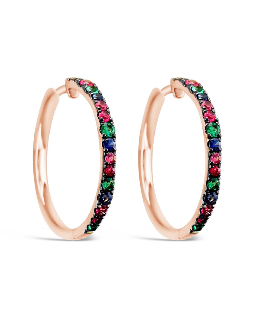 Le Vian 14k 0.91 Ct. Tw. Sapphire Earrings In Brown