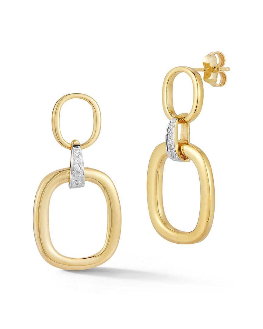 I. Reiss 14k Diamond Earrings