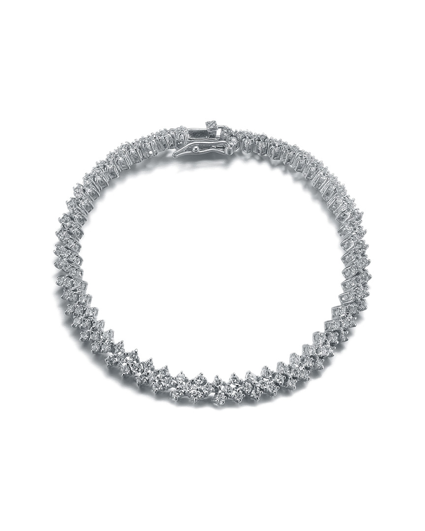 Genevive Silver Cz Bracelet