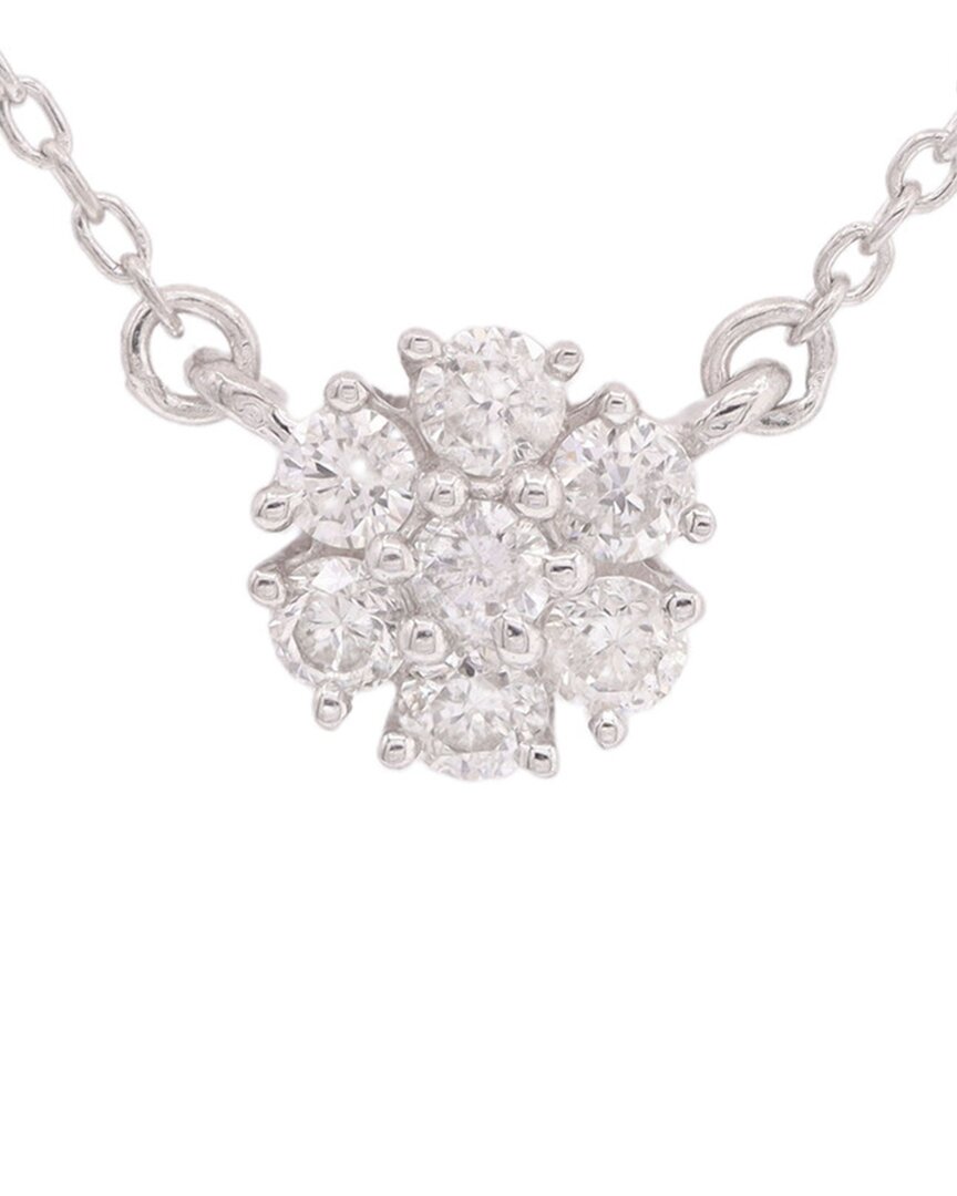 Diana M. Fine Jewelry 14k 0.23 Ct. Tw. Diamond Necklace