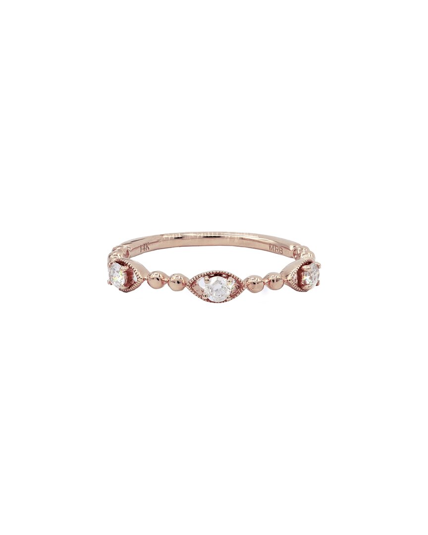 Diana M. Fine Jewelry 14K 0.21 ct. tw. Diamond Half-Eternity Ring