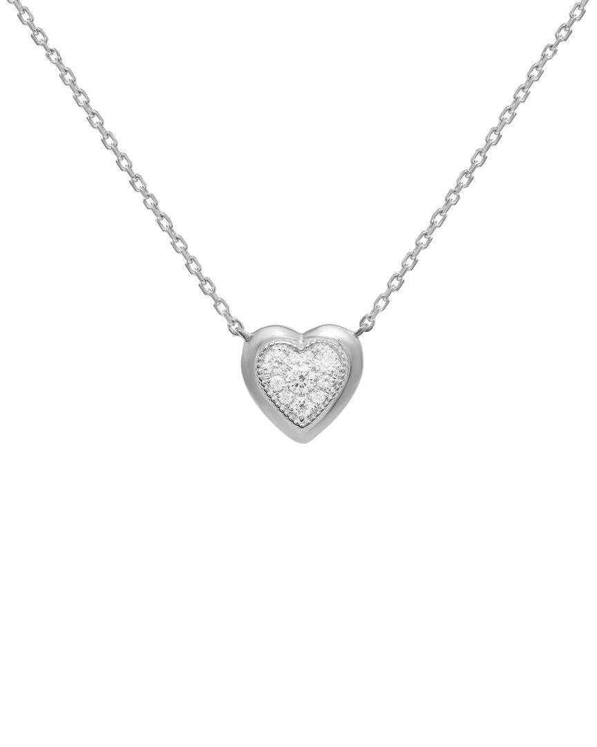Diana M. Fine Jewelry 14k 0.11 Ct. Tw. Diamond Necklace