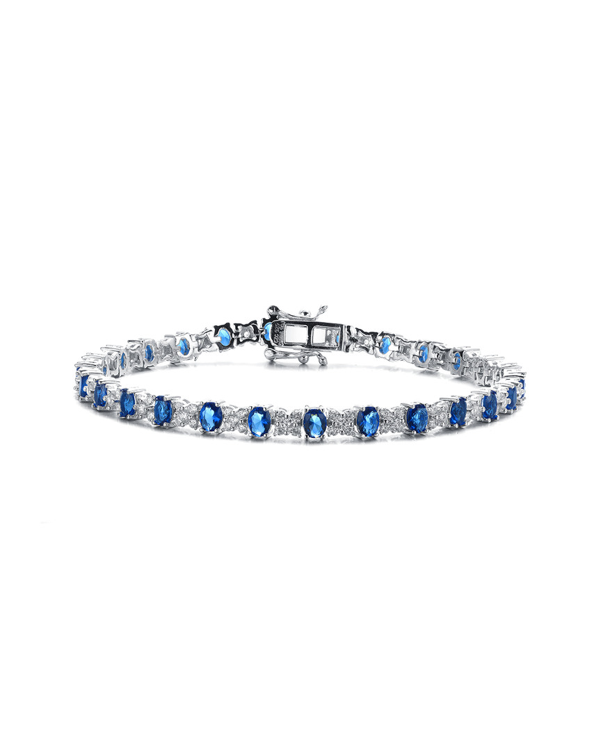 Genevive Silver Cz Bracelet