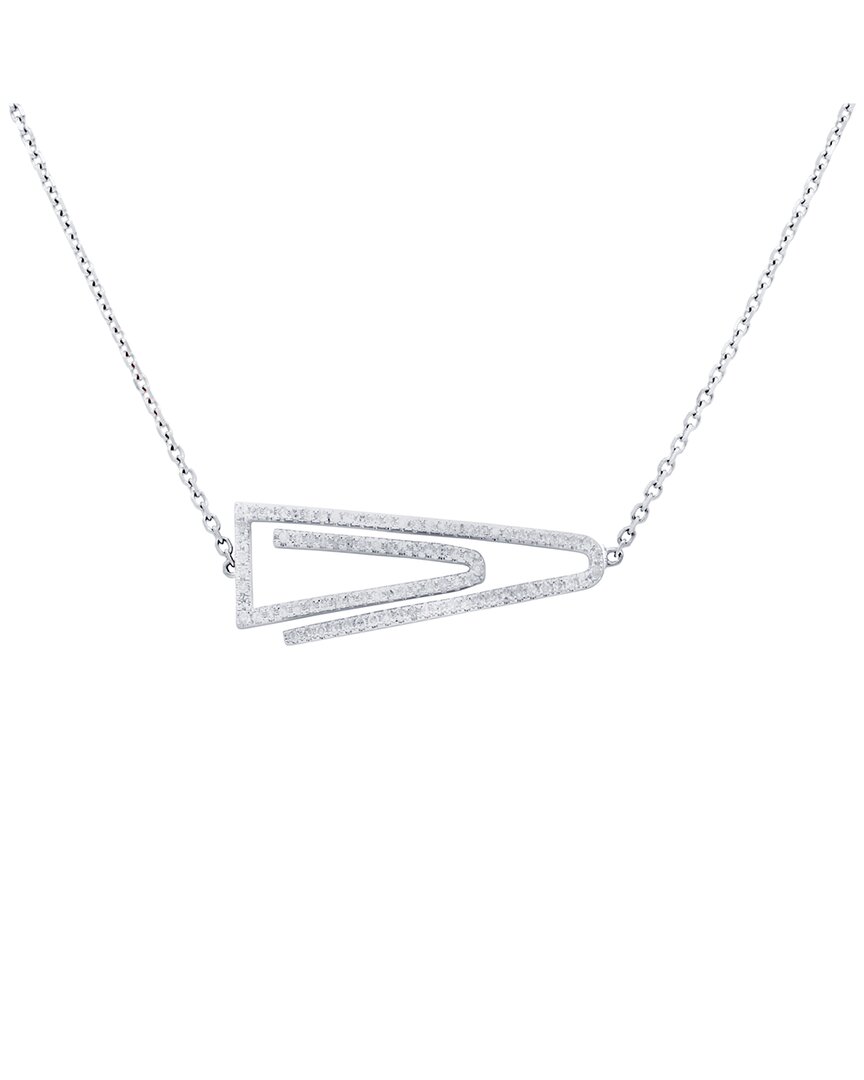 Diana M. Fine Jewelry 14k 0.37 Ct. Tw. Diamond Necklace