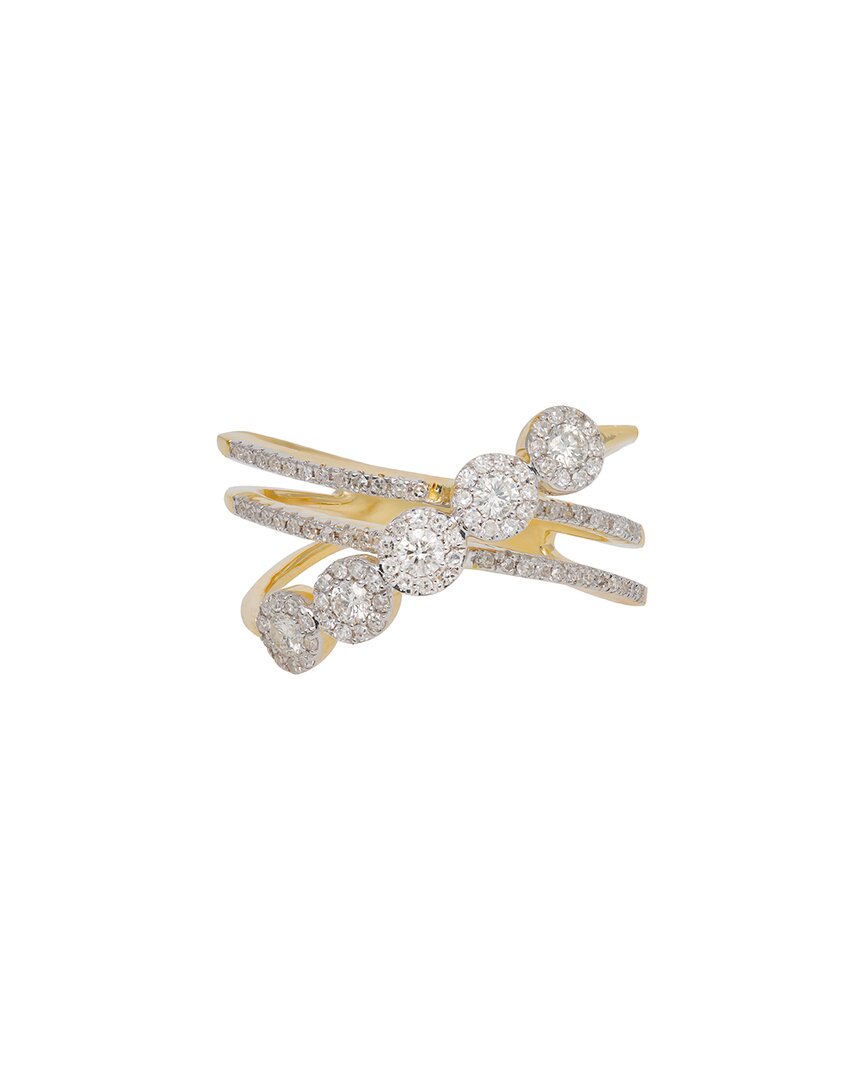 Diana M. Fine Jewelry 14k 0.48 Ct. Tw. Diamond Half-eternity Ring