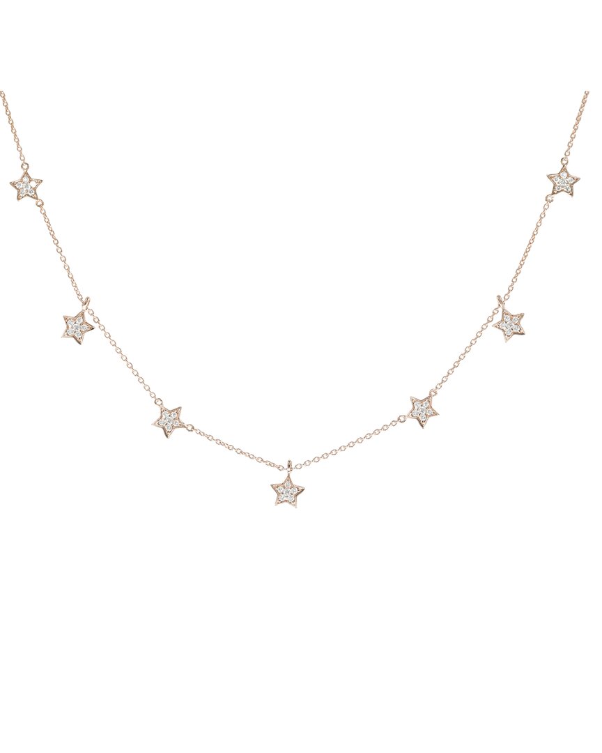Diana M. Fine Jewelry 14k Rose Gold 0.33 Ct. Tw. Diamond Necklace