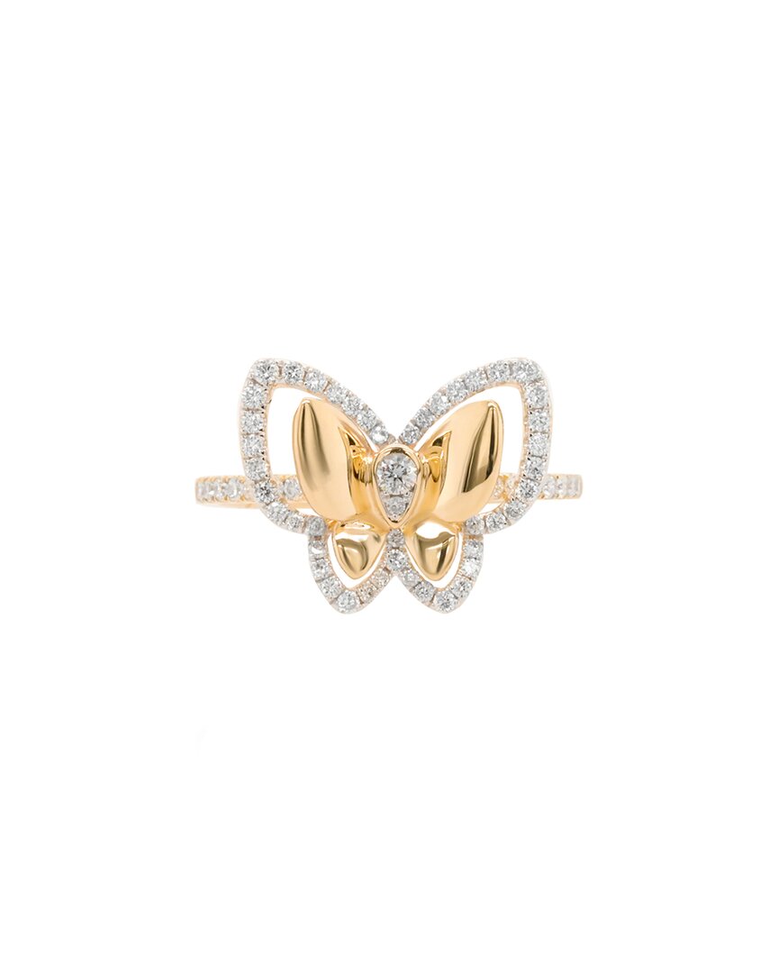 Shop Diana M. Fine Jewelry 14k 0.40 Ct. Tw. Diamond Half-eternity Ring