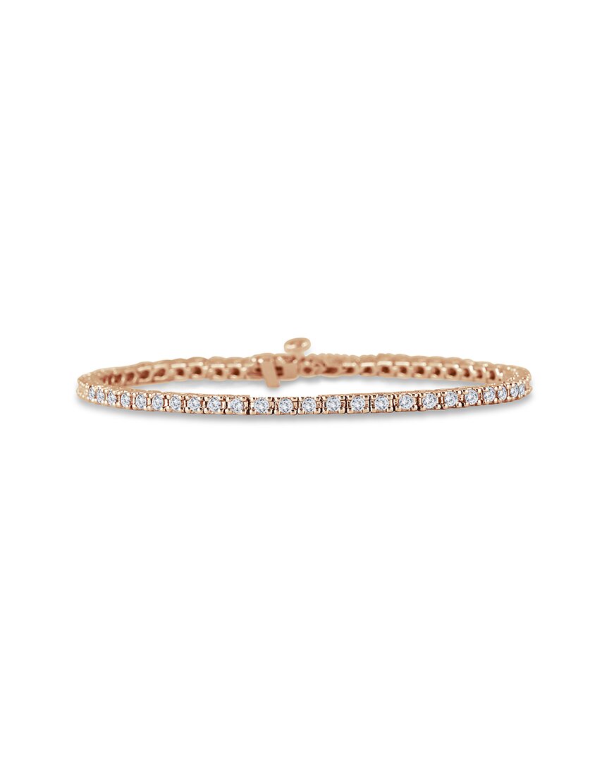 Diana M. Fine Jewelry 14k Rose Gold 1.00 Ct. Tw. Diamond Bracelet