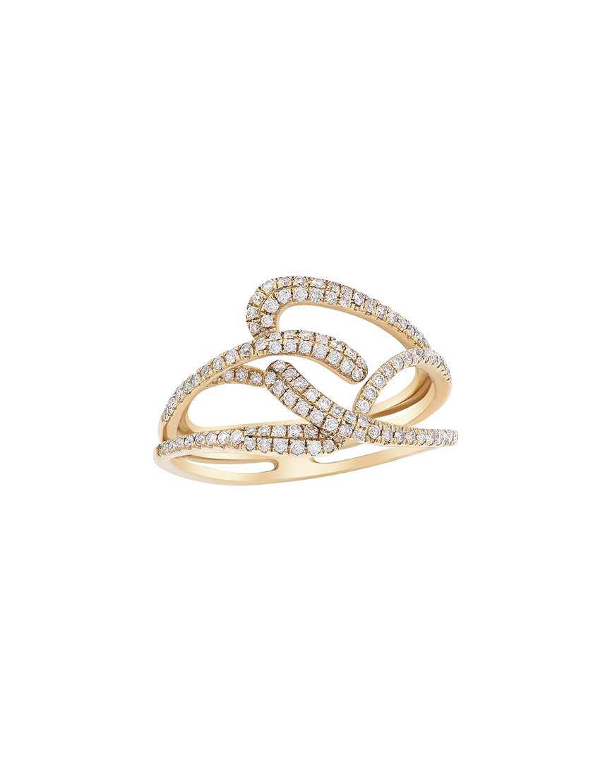 Diana M. Fine Jewelry 14K Rose Gold 0.44 ct. tw. Diamond Half-Eternity Ring