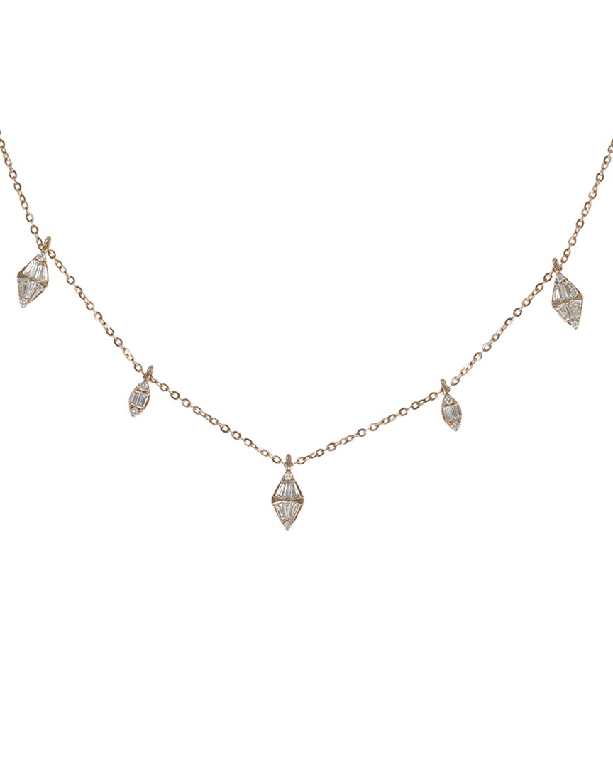 Diana M. Fine Jewelry 14K Rose Gold 0.57 ct. tw. Diamond Necklace