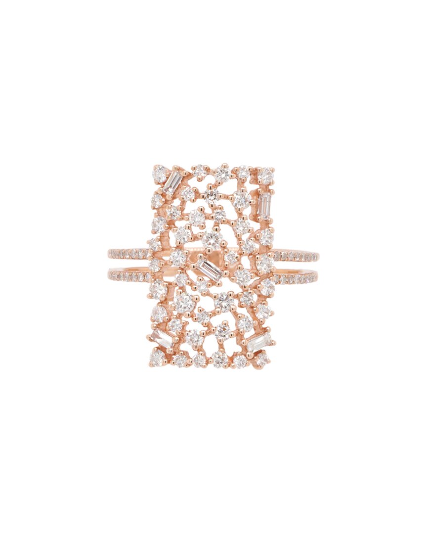 Diana M. Fine Jewelry 14K Rose Gold 0.89 ct. tw. Diamond Half-Eternity Ring