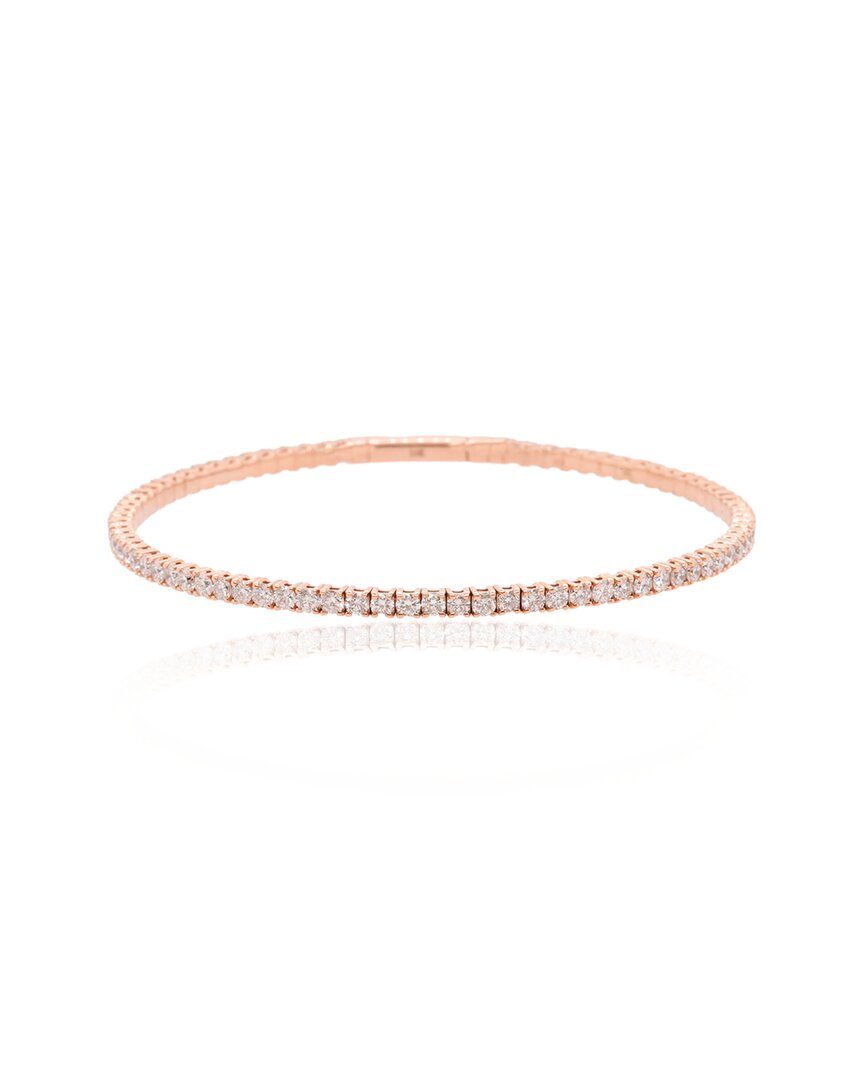 Diana M. Fine Jewelry 14K Rose Gold 3.01 ct. tw. Diamond Bracelet