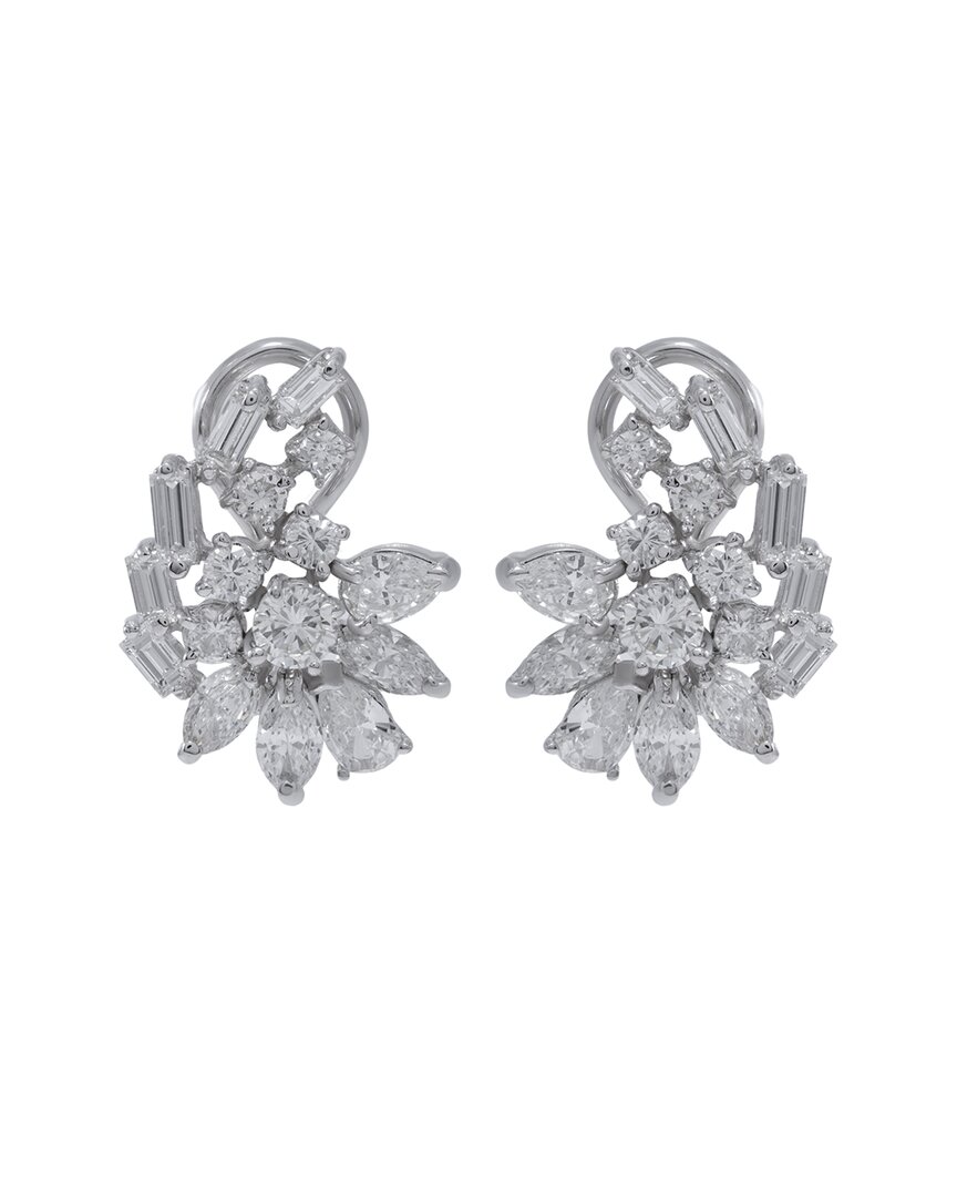 Diana M. Fine Jewelry 18k 4.50 Ct. Tw. Diamond Earrings
