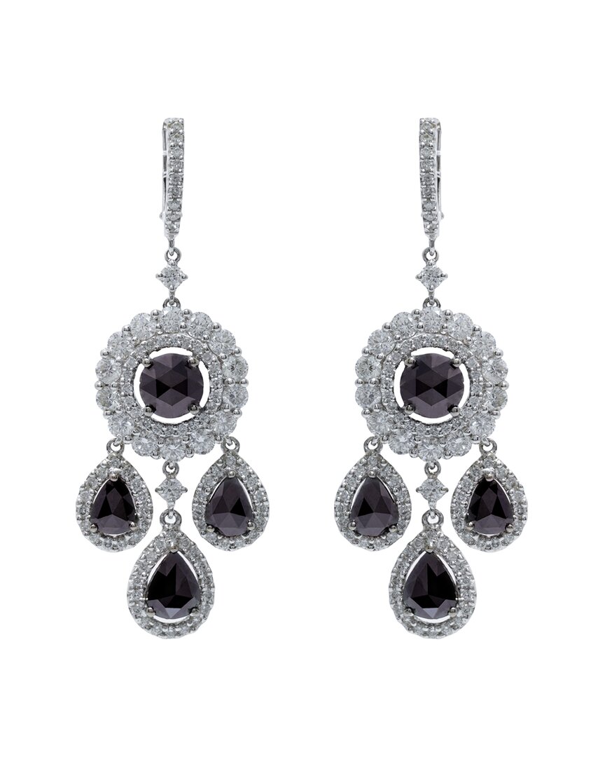 Diana M. Fine Jewelry 18k 7.20 Ct. Tw. Diamond Earrings