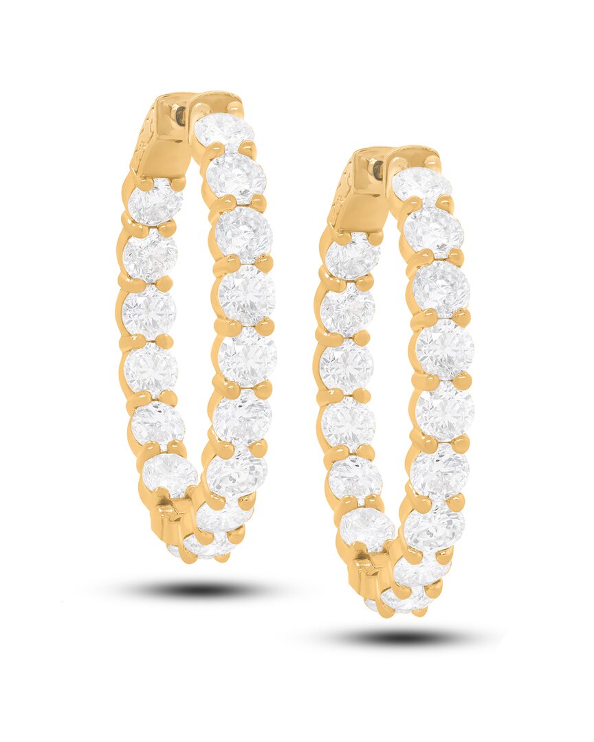 Diana M. Fine Jewelry 18K Rose Gold 10.00 ct. tw. Diamond Earrings
