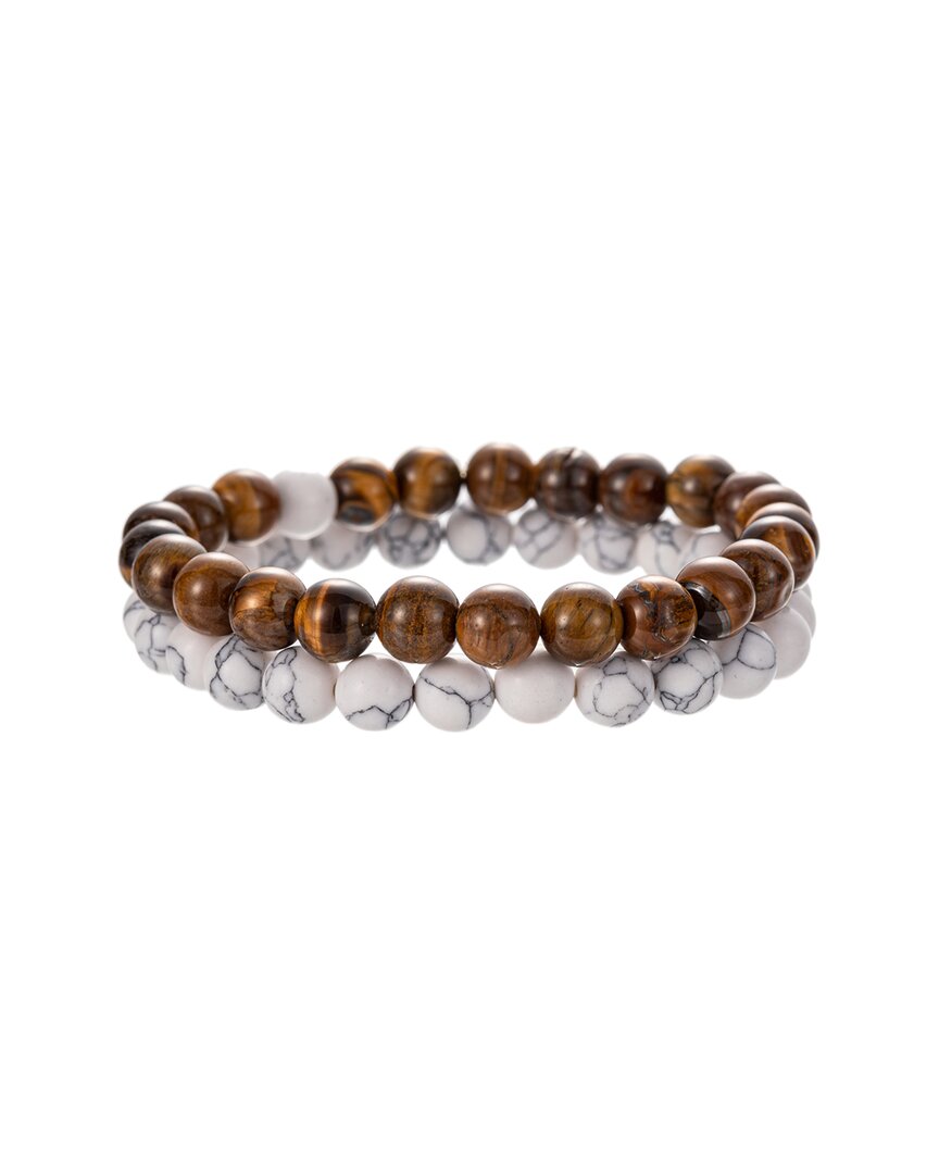 Eye Candy La Luxe Collection Agate Beaded Bracelet