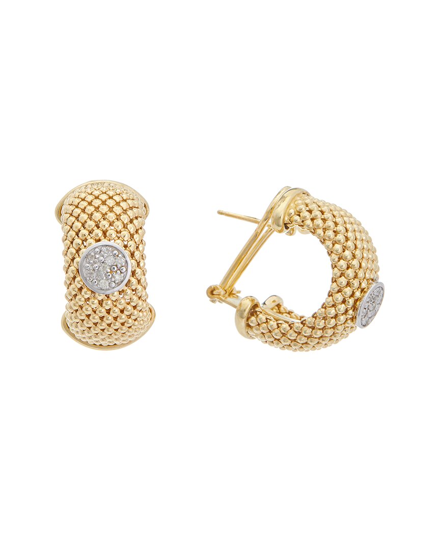 Meshmerise Mesh 0.12 Ct. Tw. Diamond Earrings