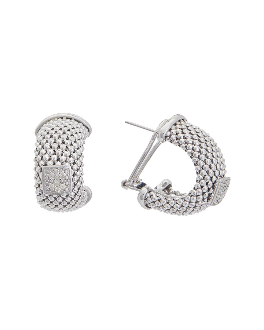 Meshmerise Mesh 0.12 Ct. Tw. Diamond Earrings