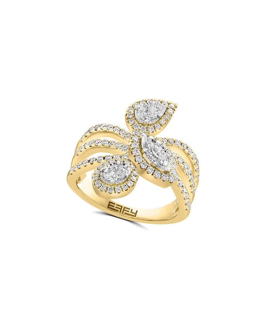 Effy Fine Jewelry 14K Two-Tone 1.01 ct. tw. Diamond Ring