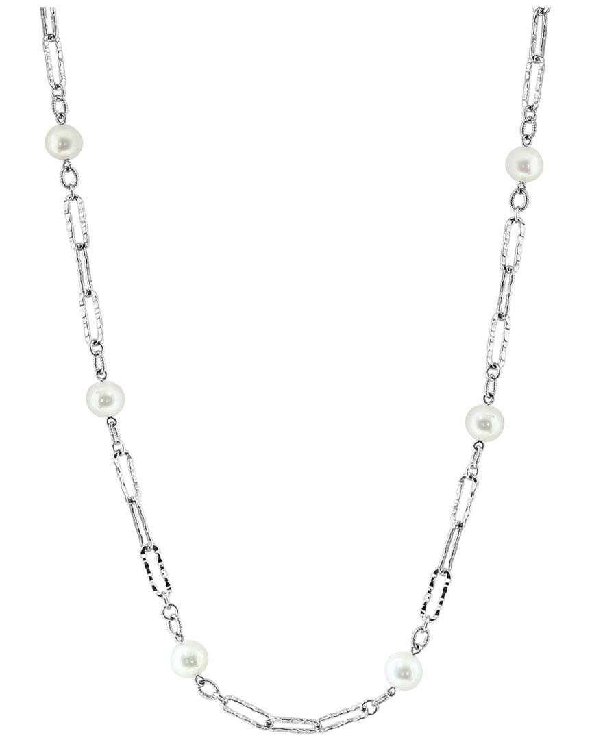 Effy Fine Jewelry Silver 7mm Pearl Necklace
