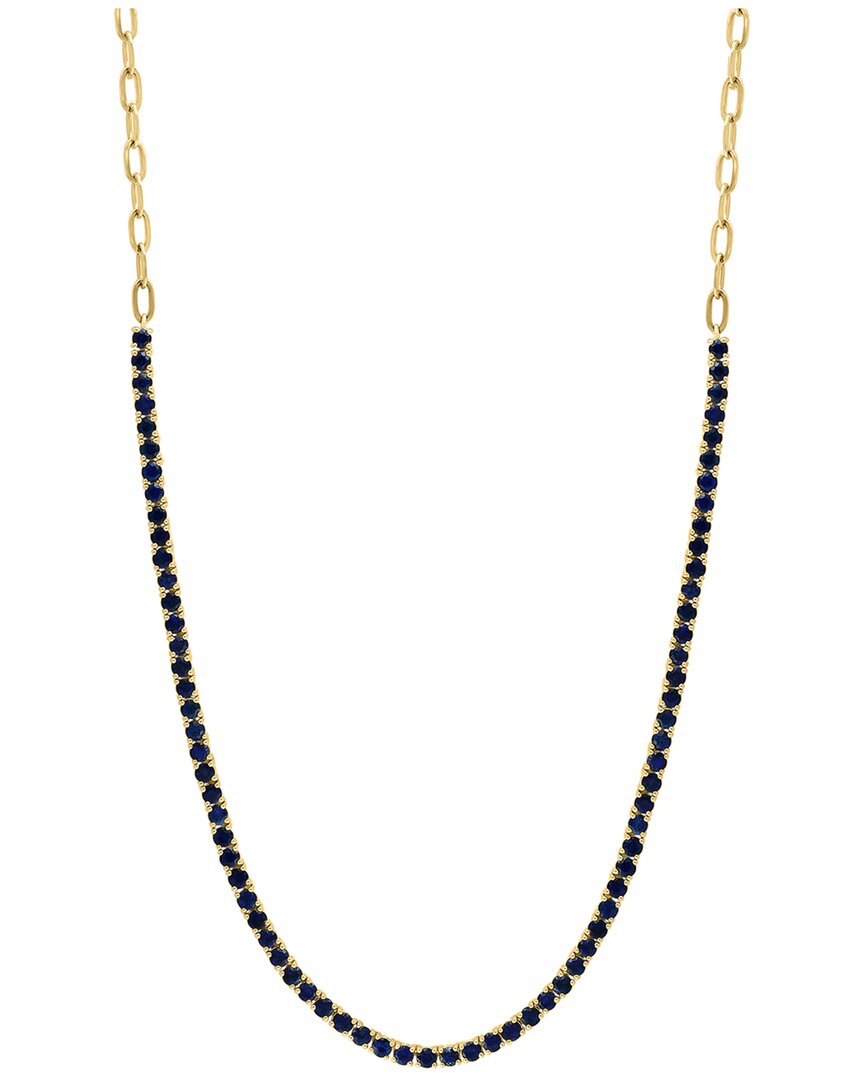 Effy Fine Jewelry Gold Over Silver 6.24 ct. tw. Emerald Necklace